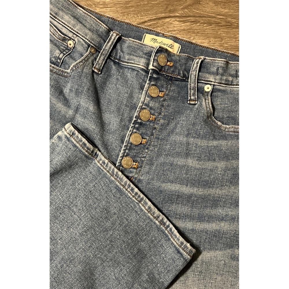 Madewell Women's The Perfect Vintage Wide Leg High Rise ButtonFly Jean SZ 30x29